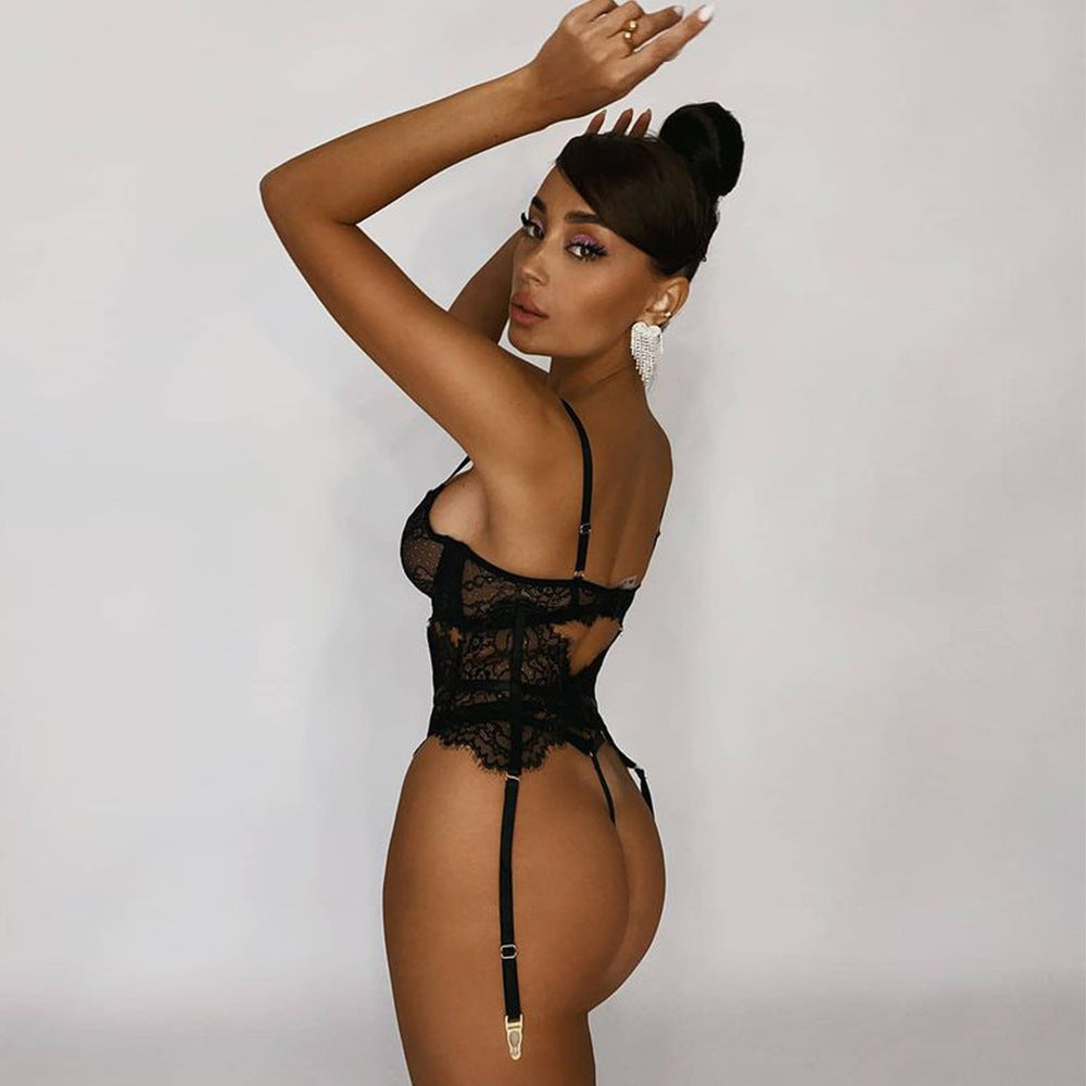 Madeline's Black Lingerie Set