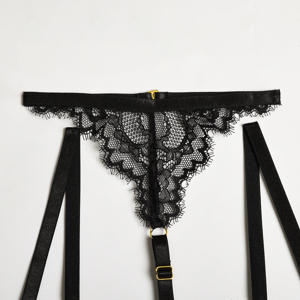 Madeline's Black Lingerie Set