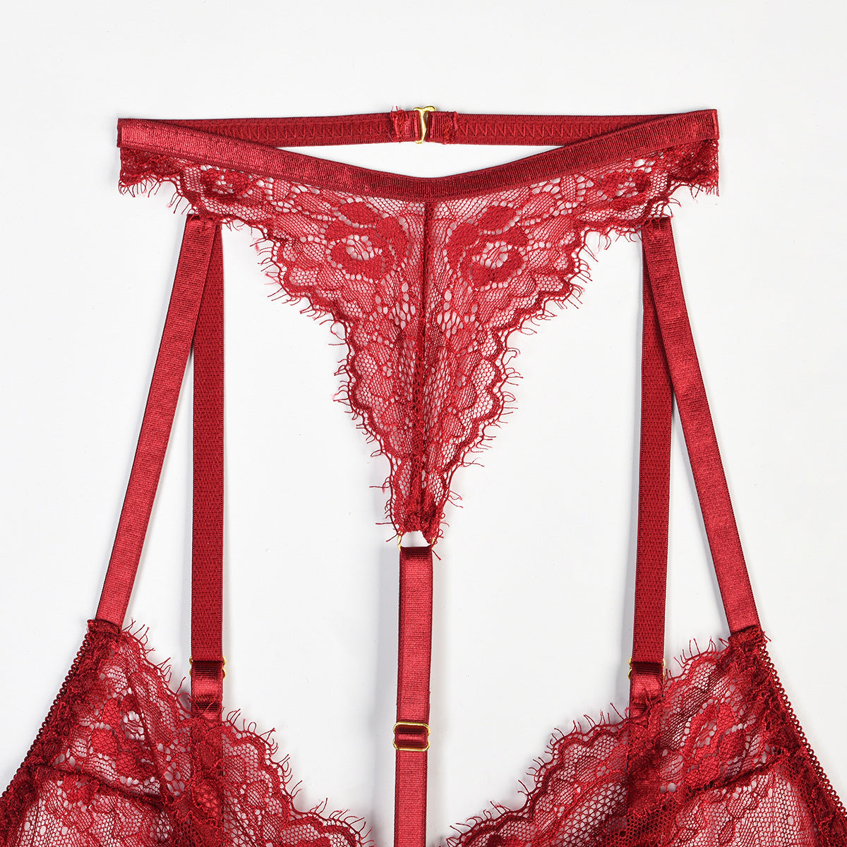 Madeline's Red Lingerie Set